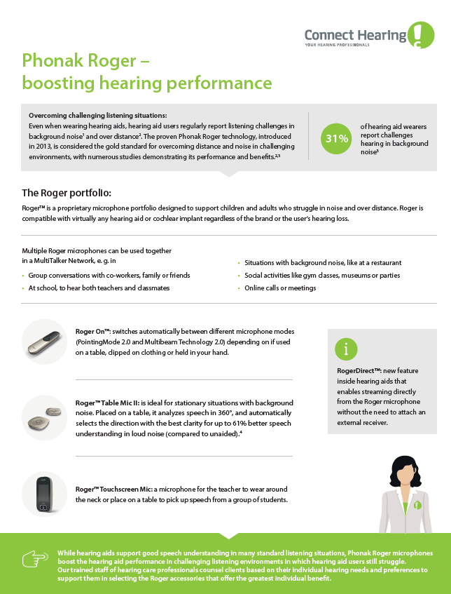 Phonak Roger - boosting hearing performance